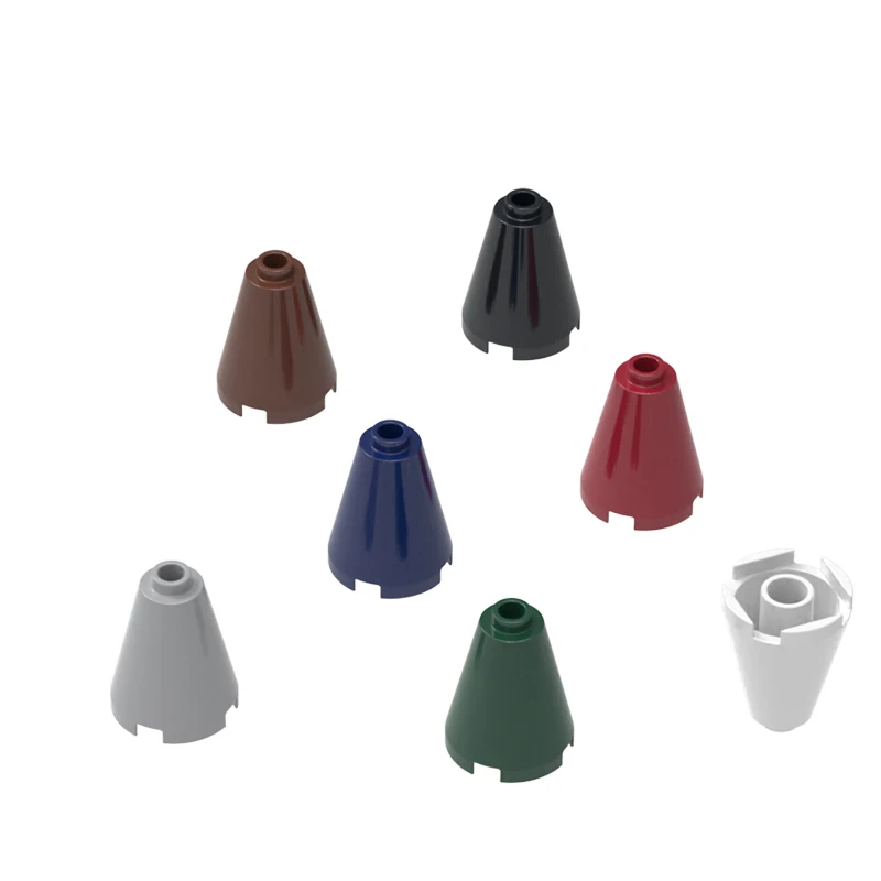 Wange 14918 100g/79 pièces cône 2x2 blocs de construction Moc grandes pièces de Missile compatibles avec les briques bricolage enfants cadeau assemblage jouets