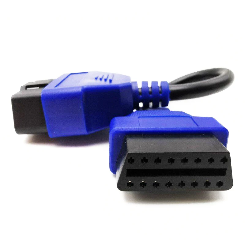 Universal Car 16PIN Male to Female Extension Cable Extend Adaptor Connector 24CM OBD2 EOBD Extend Cable for car diagnostic tool
