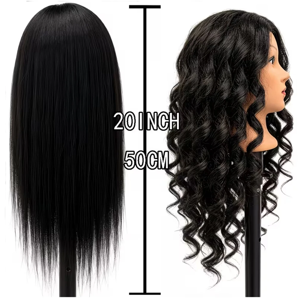 20-mannequin-head-with-100-real-haircosmetology-mannequin-doll-head-for-hairdresser-practice-braiding-hairstyling