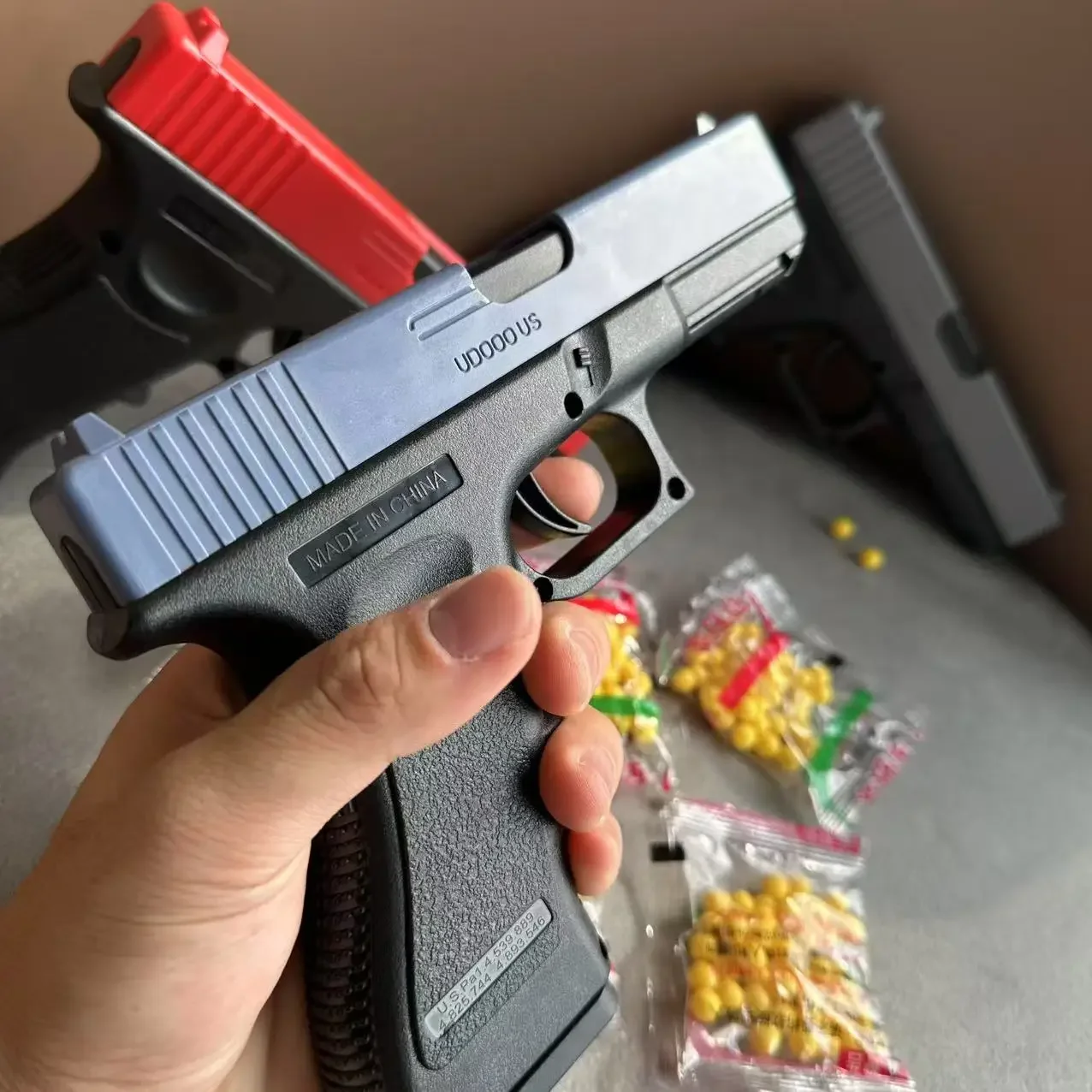 2025 new soft bullet and airsoft pistol manual toy gun lower magazine outdoor sports cs game weapon halloween gifts