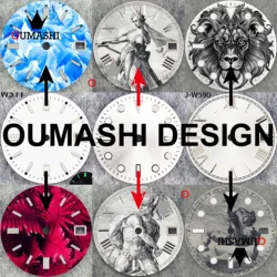 NH36 dial DIY Custom Logo 28.5mm Watch Dial Custom Logo Laser Print Name/Logo Watch Dial Diy Dial Fit NH35 Movement