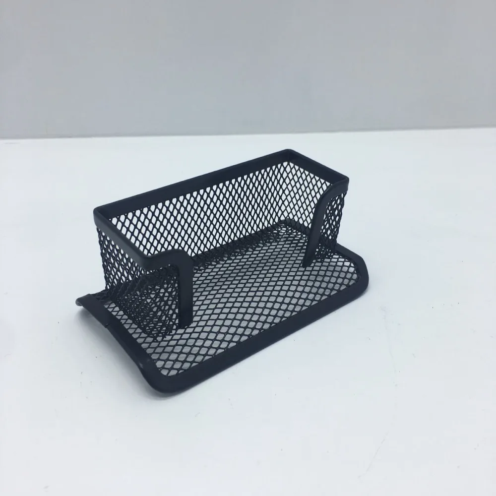 Display Bracket Mesh Card Metal Holder Portable Durable Business Card Display Stand Metal Fashion Name Card Display Holder