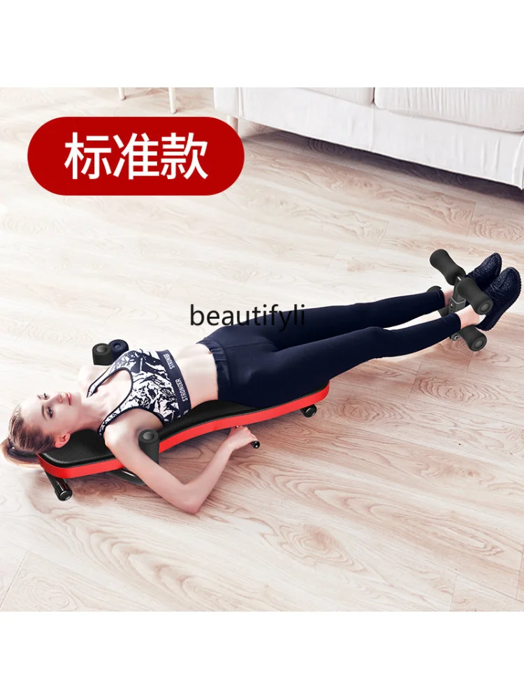 Leg Pulling Tensioner Fitness Home Cervical Spine Lumbar Traction Upside down Inversion Table