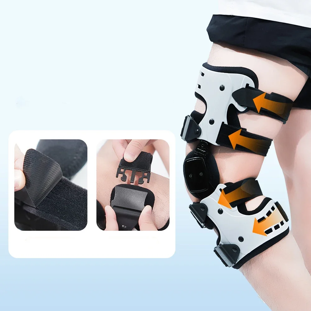Arthritis Relief Knee Brace Adjustable Angle Stabilizing Support Relieve Arthritis and Osteoarthritis Pain Cartilage Defect
