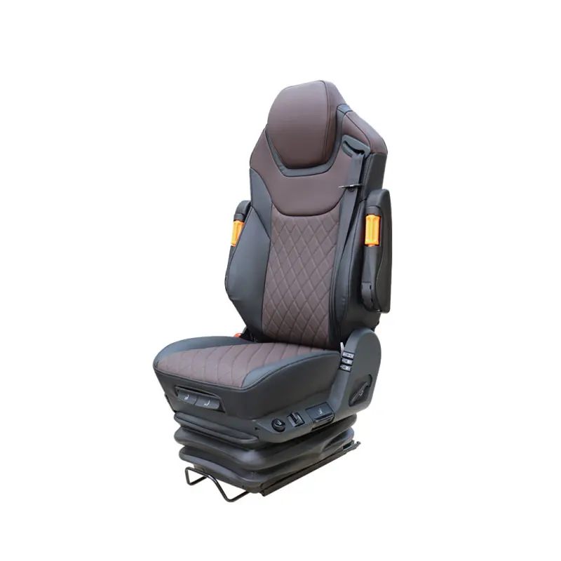 PVC Leather Luxury Multi-function Truck Driver Seat Air Suspension Base Driver Chair For Truck And Bus