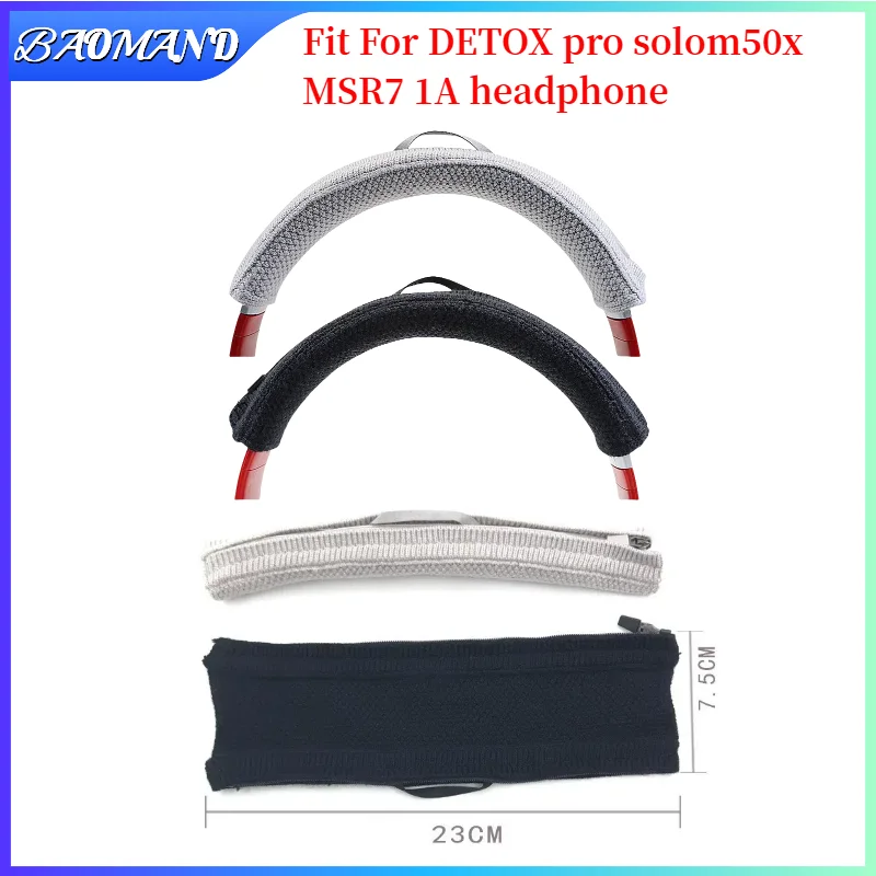 

Replacement Earpads for DETOX pro solom50x MSR7 1A Headset Headphones Leather Sleeve Earphone Earmuff