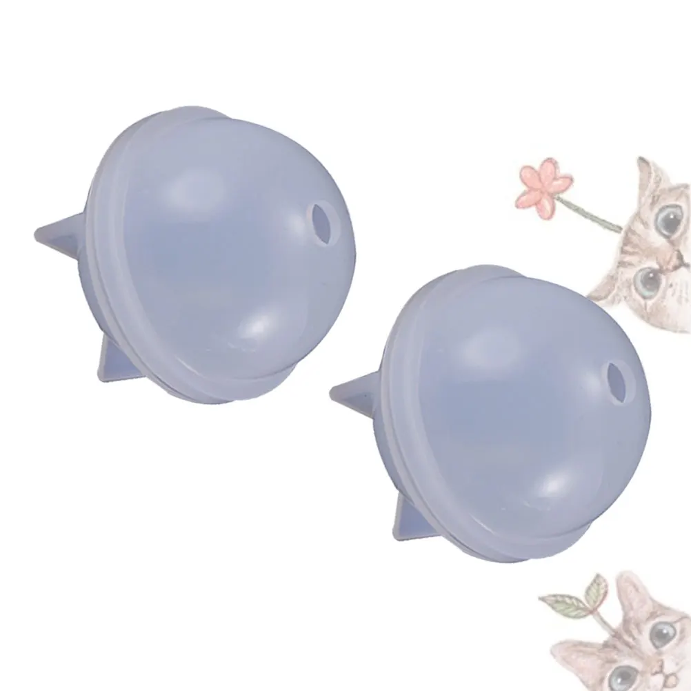 

2pcs Silicone Ball Mold 60Mm Crystal Epoxy Gel Baking Molds For Fondant Chocolate Cake Toppers Diy Crafts Durable Flexible Easy