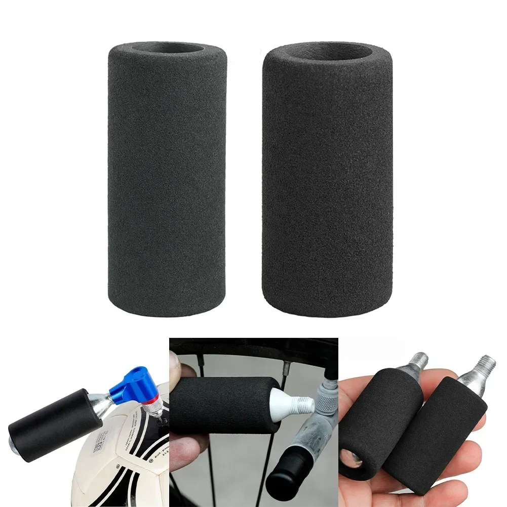 2 pcs CO2 Cartridge Capsule Cover Pump Gas Cylinder Protective Case For 12g/16g CO2 Inflator Bike Pump Cycling Accessories