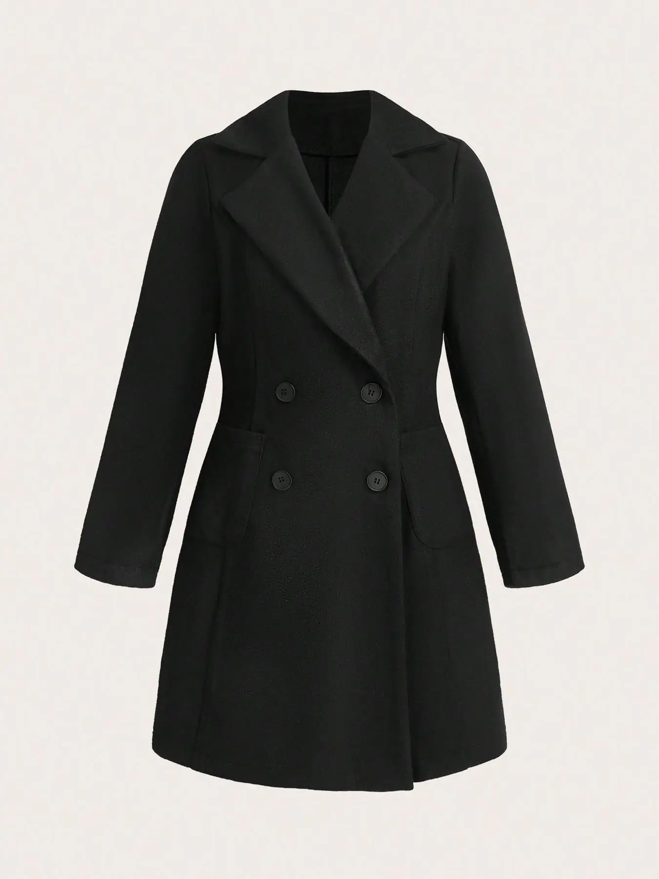 Women's Fashionable Woolen Coat, Stylish Outerwear for Ladies, Trendy Design, Perfect for Casual Wear, High-Quality Material