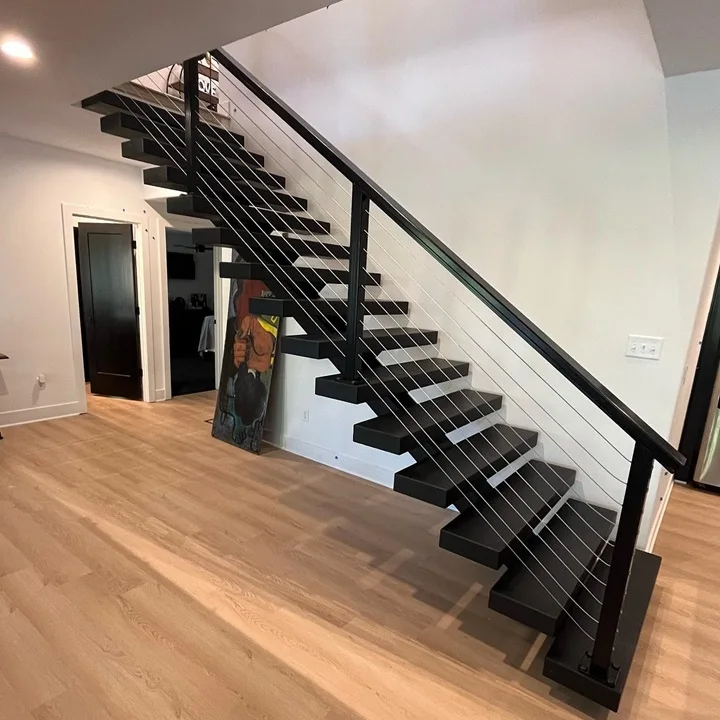 Personalizzazione Fornitore cinese Scala personalizzata Scale galleggianti Scale interne dritte Scale interne