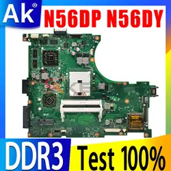 N56DP Laptop Motherboard For ASUS N56D N56DP N56DY R501DY N56DYA 60-NQOMB1002-C03 Note Mainboard AMD 216- 0834065   100 % Testarbeit