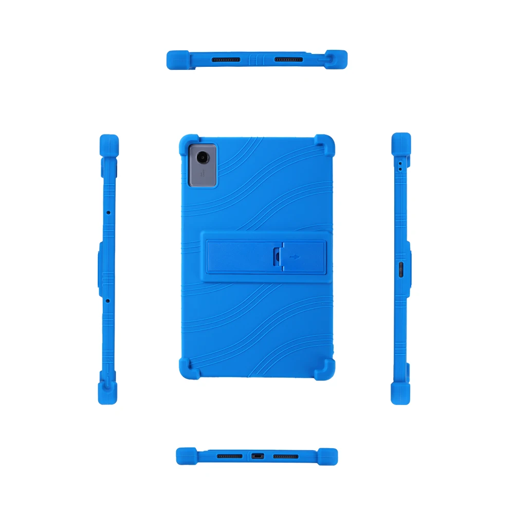 

Case forLenovo Xiaoxin Pad 12.1 2025 TB365FC 12.1" Tablet Kids Friendly Silicon Stand Cover Anti drop Soft Silicone Back Shell