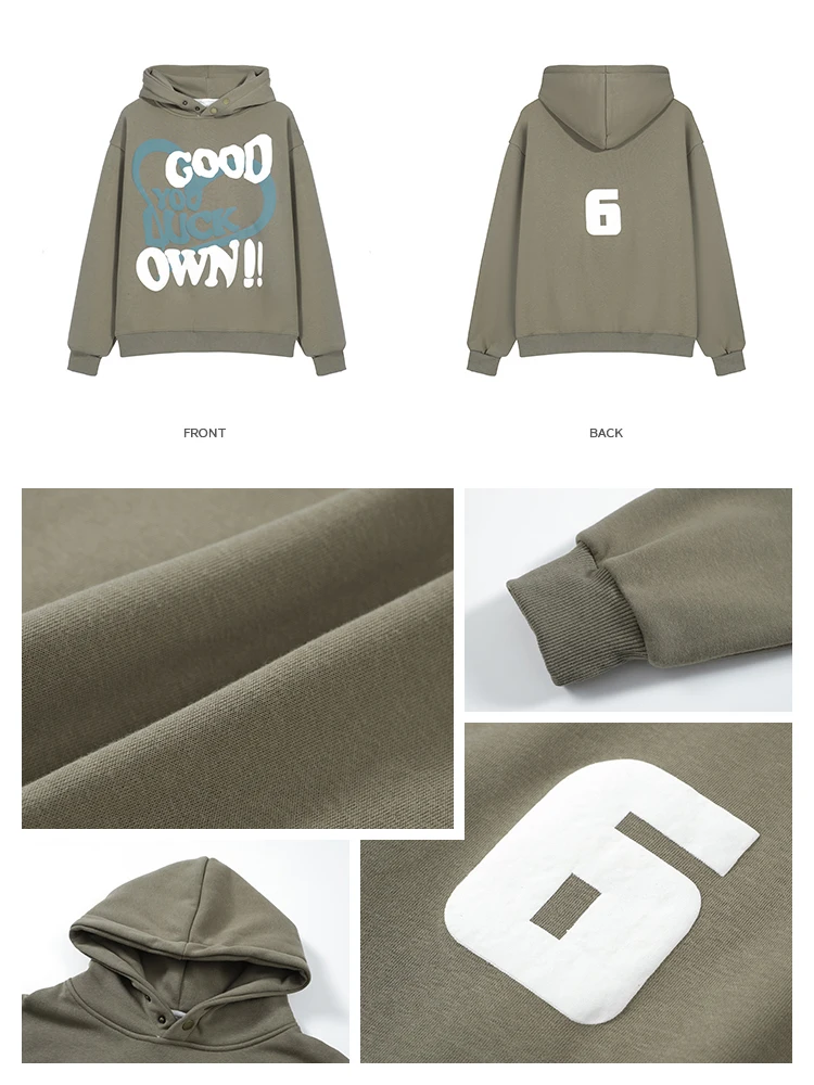 2024 Fall Winter Thick Warm Fleece Sweatshirts Women Long Sleeve Pullovers Hoodies Loose Casual Tops Hooded Letter Jumpers