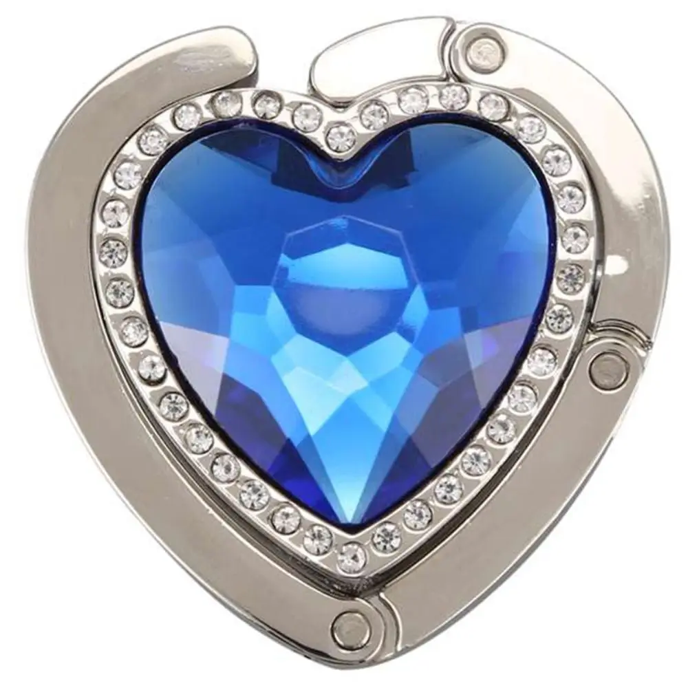 Складная вешалка для кошелька в форме сердца, держатель для сумки, женская сумка-органайзер