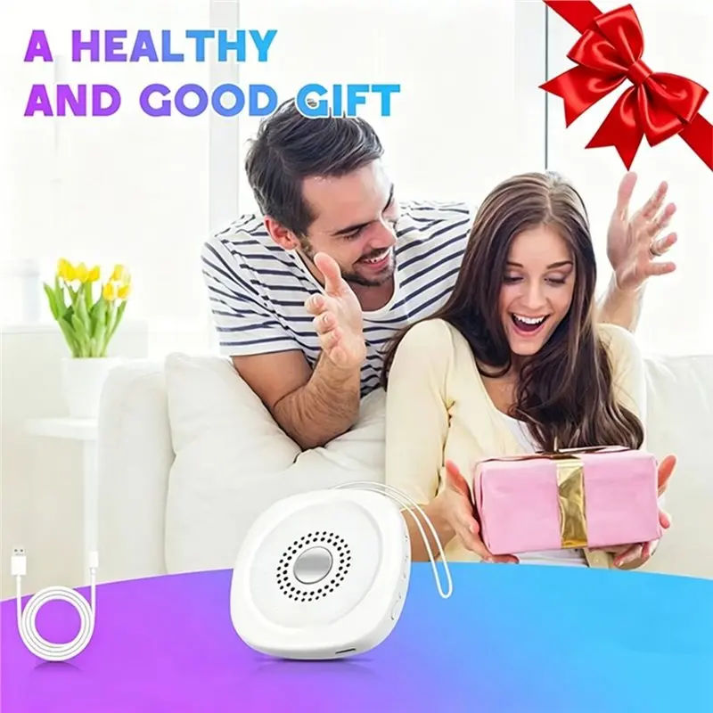 AS96-White Noise Sound Machine Newborn Baby Sleep Device Rechargeable For Kids Adults Assisting Sleep Sleep Sound Device