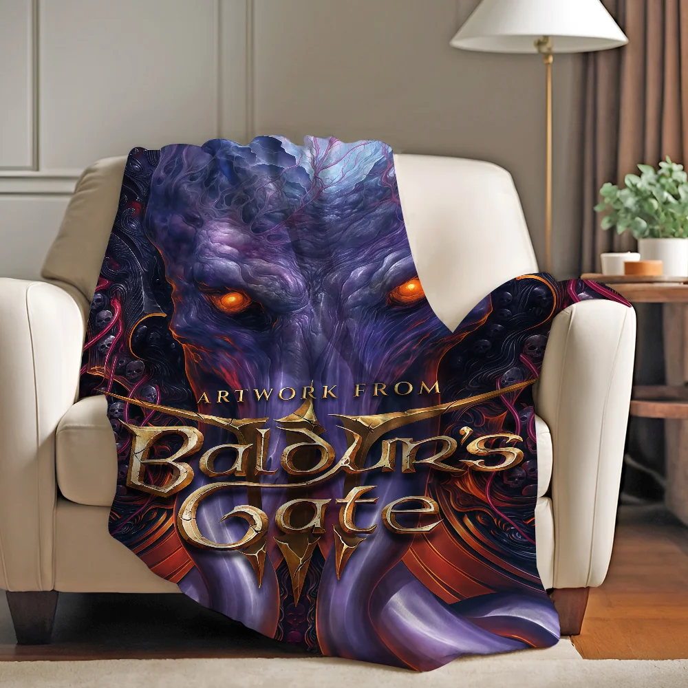 

Astarion B-Baldurs-S G-Gate 3 Blanket Warm And Soft Suitable For Bedroom Living Room Sofa Bed Office Travel Camping