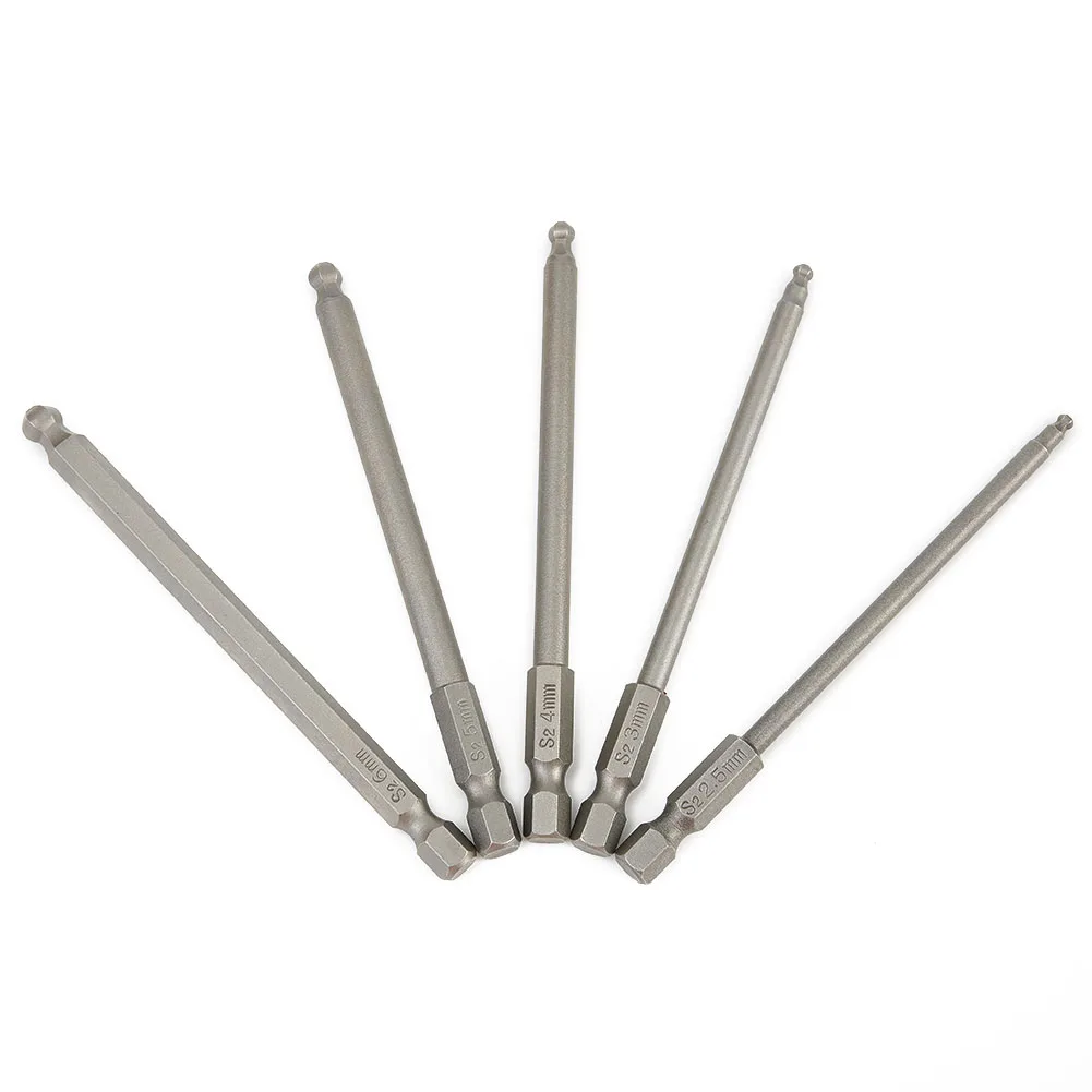 

Head Screwdriver Bit Hex Shank Reliable Screwdriver Drill Bits Useful Magnetic Practical 2.5mm/3mm/4mm/5mm/6mm