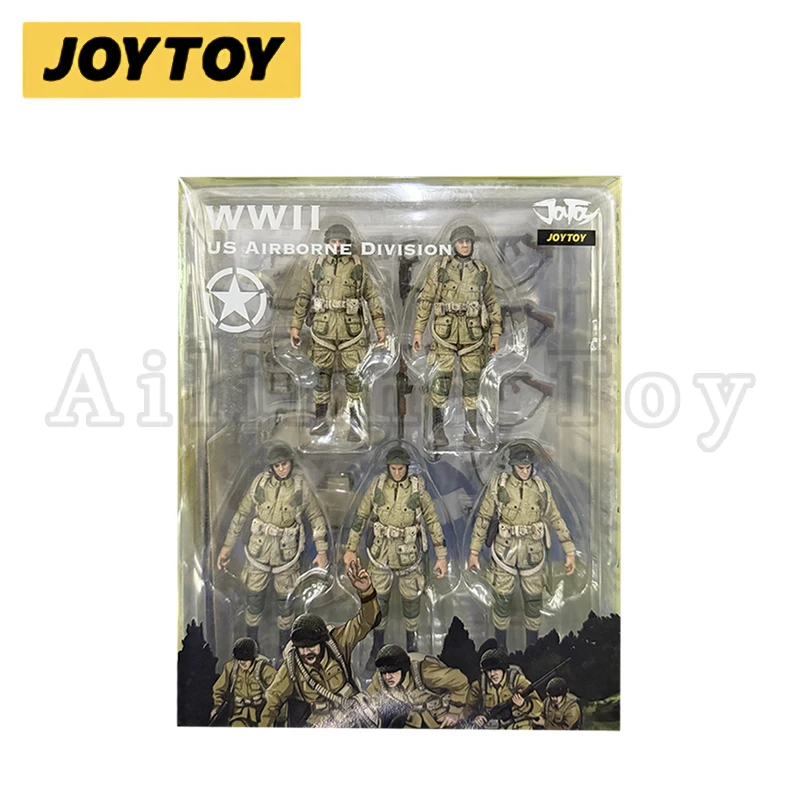 JOYTOY 1/18 Figurka Akcji 3.75 WWII USMC/Dywizja Powietrznodesantowa Kolekcja Anime Model Militarny Na Prezent
