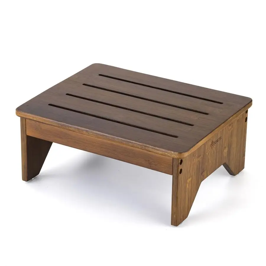 

Bamboo Bed Step Stool for Adults amp Kids Wide 16 Platform, 300 lbs Capacity, NonSlip Drainage Surface, 6.5 Height Safe Bedside