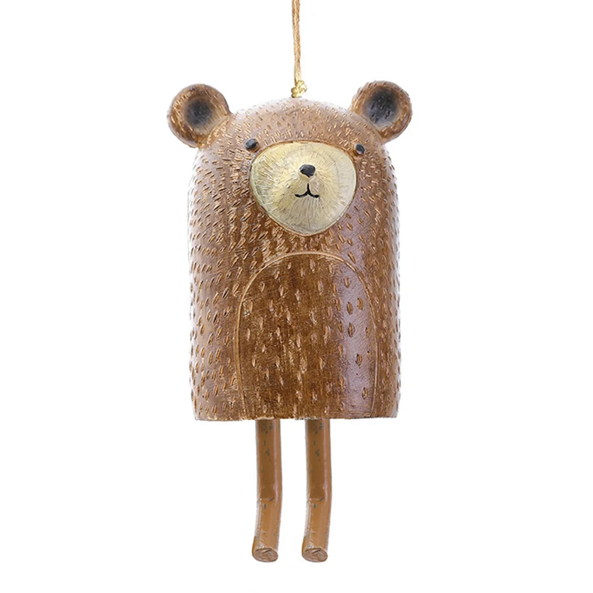 Vintage Wind Chime - Boho Style, Suitable for Outdoor, Garden, Patio Decoration. Cute Animal Groundhog Wind Chime,C