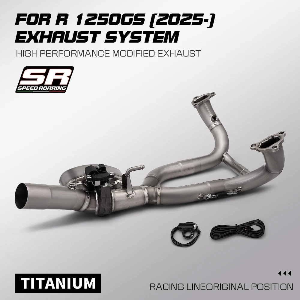 

Титановый коллектор выхлопной системы для мотоцикла R1250GS ADV R1250 GS с электрическим управляемым клапаном
