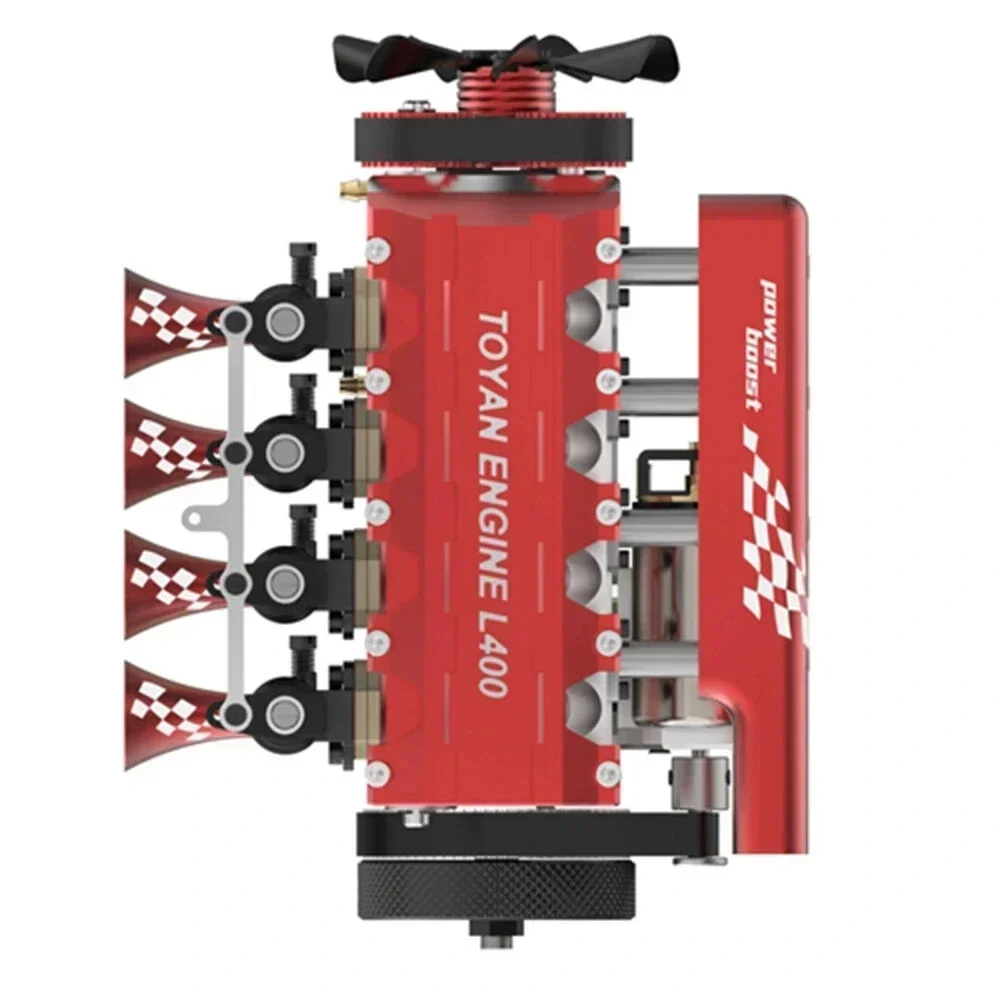 

In Stock TOYAN Mini Engine L400W Cylinder Four-Stroke Methanol Water-Cooled Gas Model 1/10 RC Car Boat Vehicles Parts