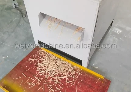 Toothpick Length Setting Machine Bamboo & Wood Toothpick Length Cutting Machine Toothpick Sawing & Cutting Machine