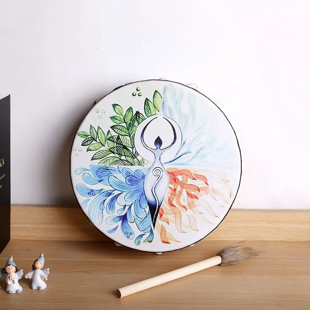 Tree Of Life Shaman Drum Hand Percussion Instrument Spiritual Healing Gift Bohemian Style Home Wall Decoration