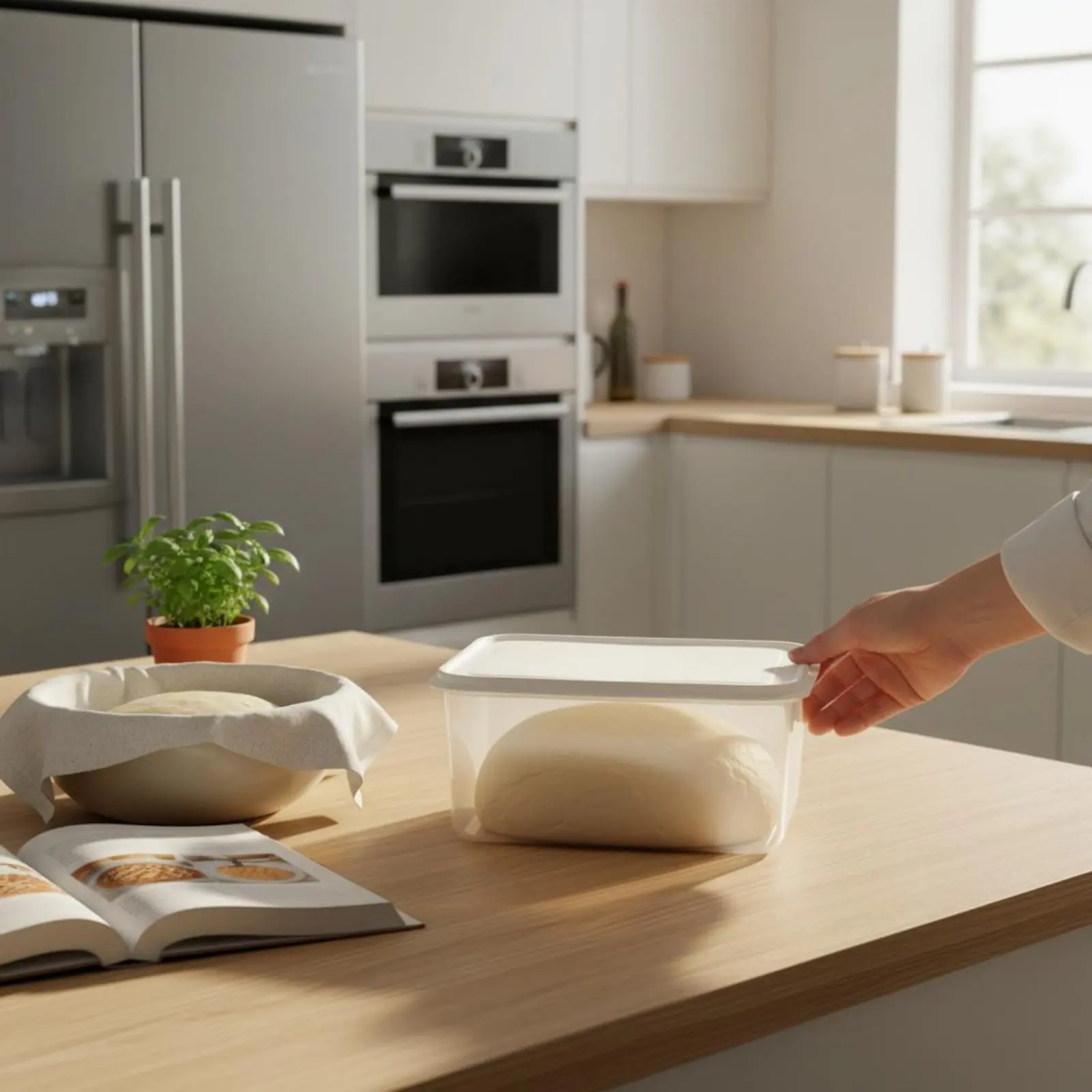 

Контейнер для расстойки теста для хлебопечения, прозрачный, легко моется, для ферментации хлеба