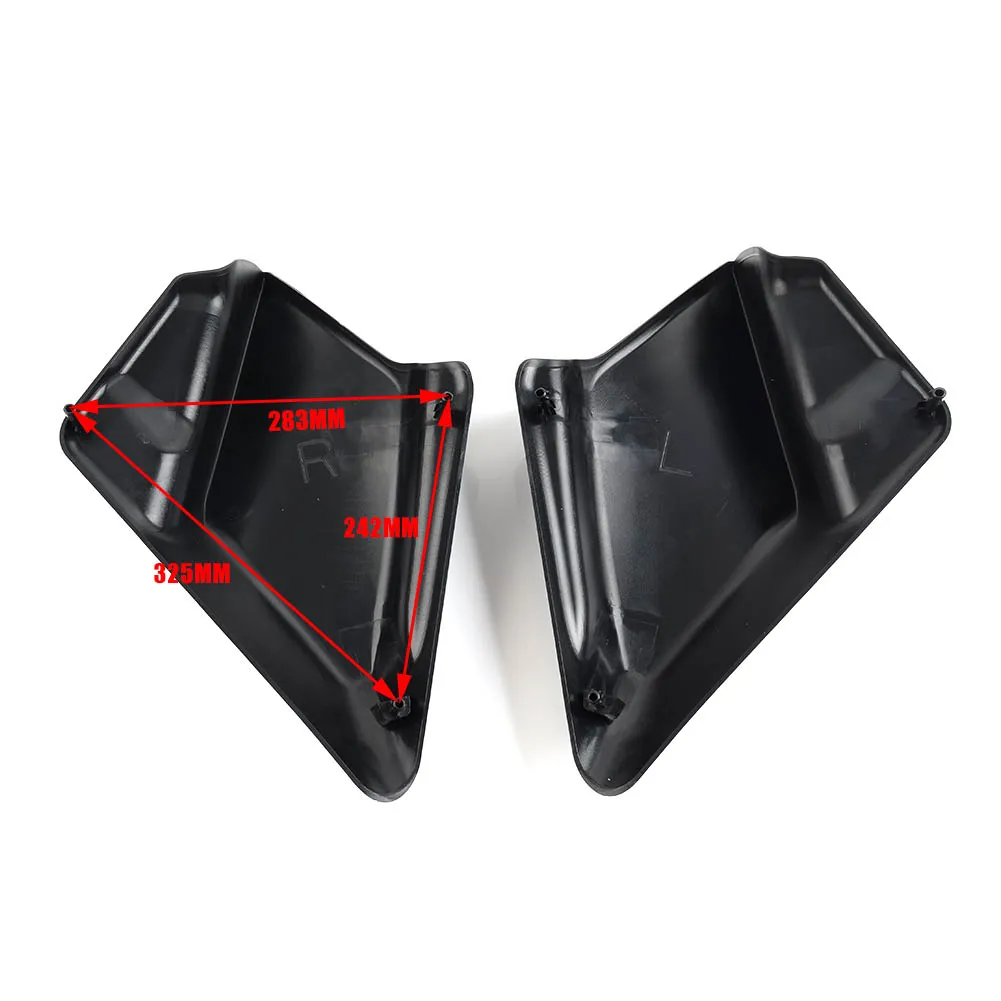 Unpainted Black Motorcycle Stretched Side Covers Panel For Harley Davidson Street Glide Special FLHXS Road Glide 2014-2023