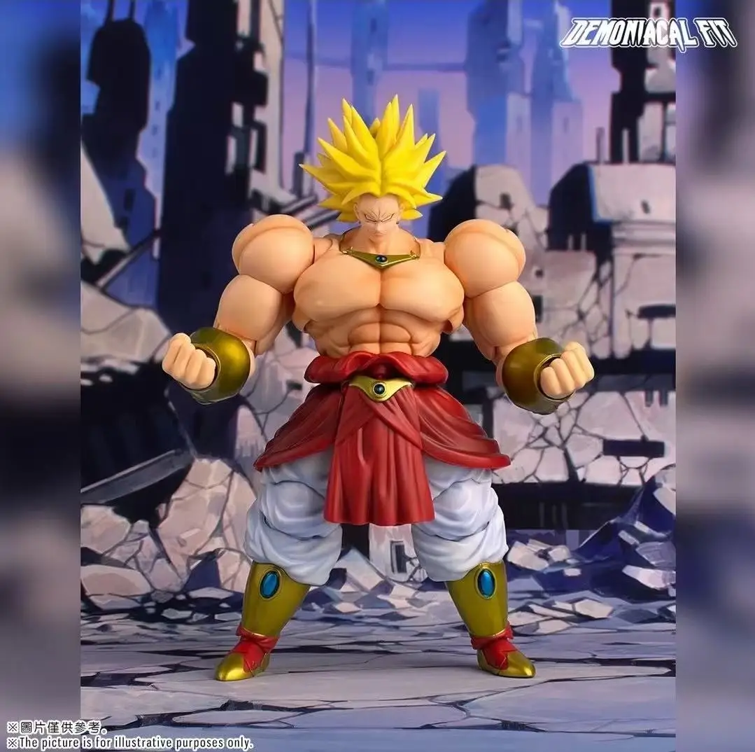 Demoniacal Fit Dragon Ball Z SHF Super Saiyan SSJ Legendary Berserker Broly Broli Anime Action Figure Model Toys