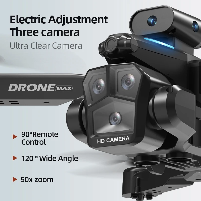 C10 Max GPS Remote Control Drone 8K Camera Optical Flow Positioning Obstacle Avoidance Gesture Photography Foldable Quadcopter