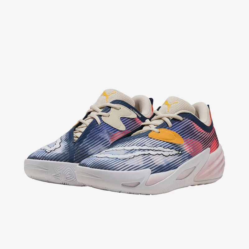 Puma genuine All ProNitro2Hooptopia blue and red basketball shoes 312303-01