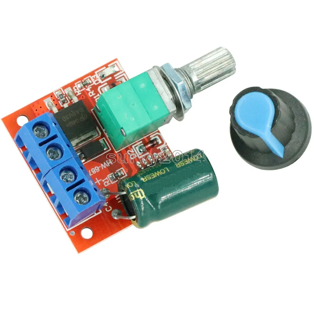 

12V 24V PWM DC Motor Speed Controller Module Mini DC-DC 4.5V-35V 5A 90W Speed Regulator Control Adjust Adjustable Board Switch