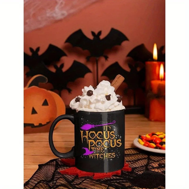 1pc Enchanting Hocus Pocus Ceramic Coffee Mug - Reusable, Recyclable, Sisters Fans, and Coffee Lovers