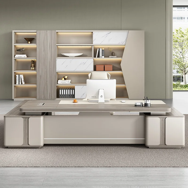 Modern Designer Chinese Office Desk Storage Unusual Unique High Quality Cabinet Desks Secretary Stand Up Schreibtisch Furniture
