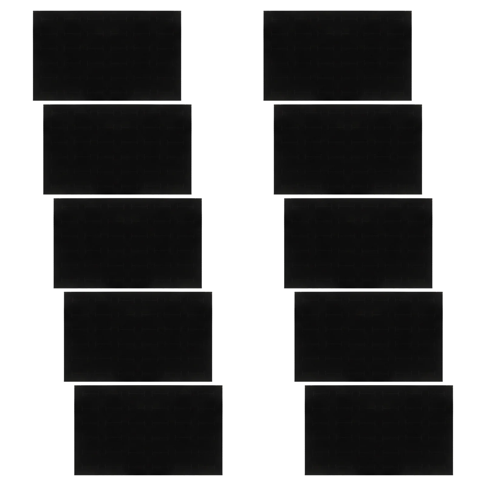 

10 шт. вкладышей для шкатулок для украшений, точные прорезные подушечки-органайзеры для ящиков, для хранения колец и серег, решение для демонстрации и организации