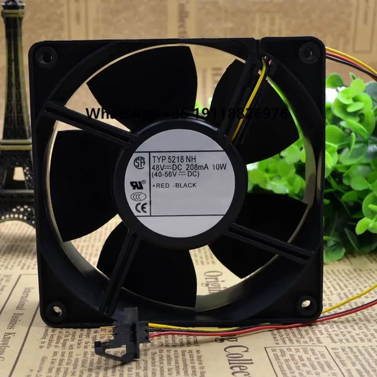 Typ5218nh 13cm 48V 10W 127*127*38mm ventilador de refrigeración avanzado radiador de hierro fundido Mini ventilador de refrigeración piezas de computadora
