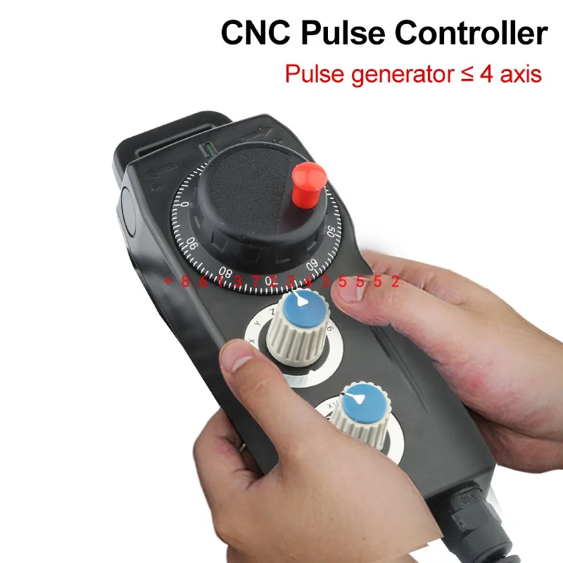 CNC Controller Machine Tool Electronic Handwheel Manual Pulse Generator 4-Axis Encoder Handheld Box Original