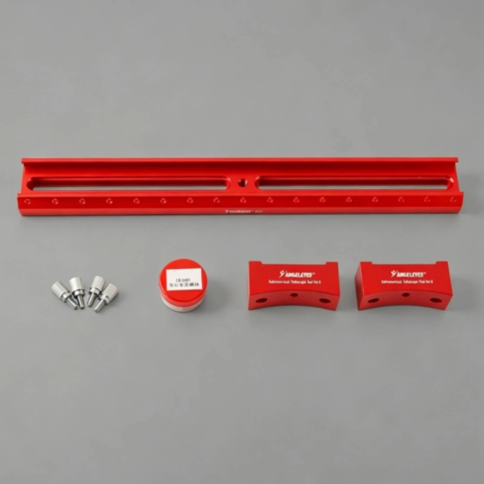 8-Inch Interlocking Rail Rail Screws and Knobs Telescope Mounting Rail Finderscope Base Easy to Install Equipment Accessory