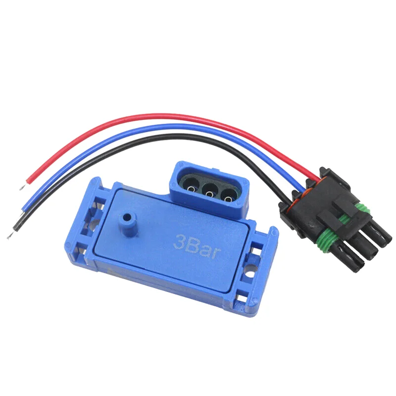 AEE5-1 Set For GM 3Bar 3 Bar Manifold Map Sensor Boost Turbo With Pigtail Plug Wire 12223861 16040749 12219935