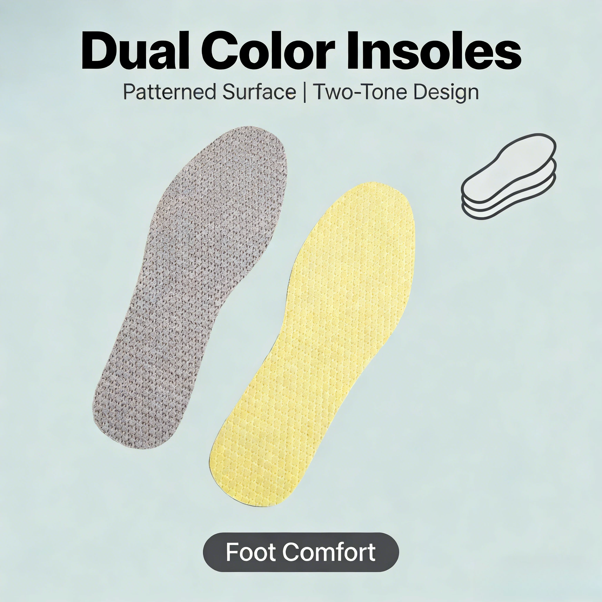 

Summer insoles deodorant, sweat-absorbing and breathable men's sports women's super soft can be cut barefoot without socks