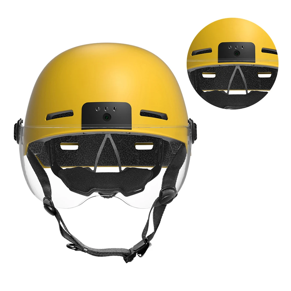 

Helmet Action Camera 1080P@30FPS Helmet Camera Recorder Anti-shake 130° Wide Angle Built-In 1200mah for Cycling Skiing
