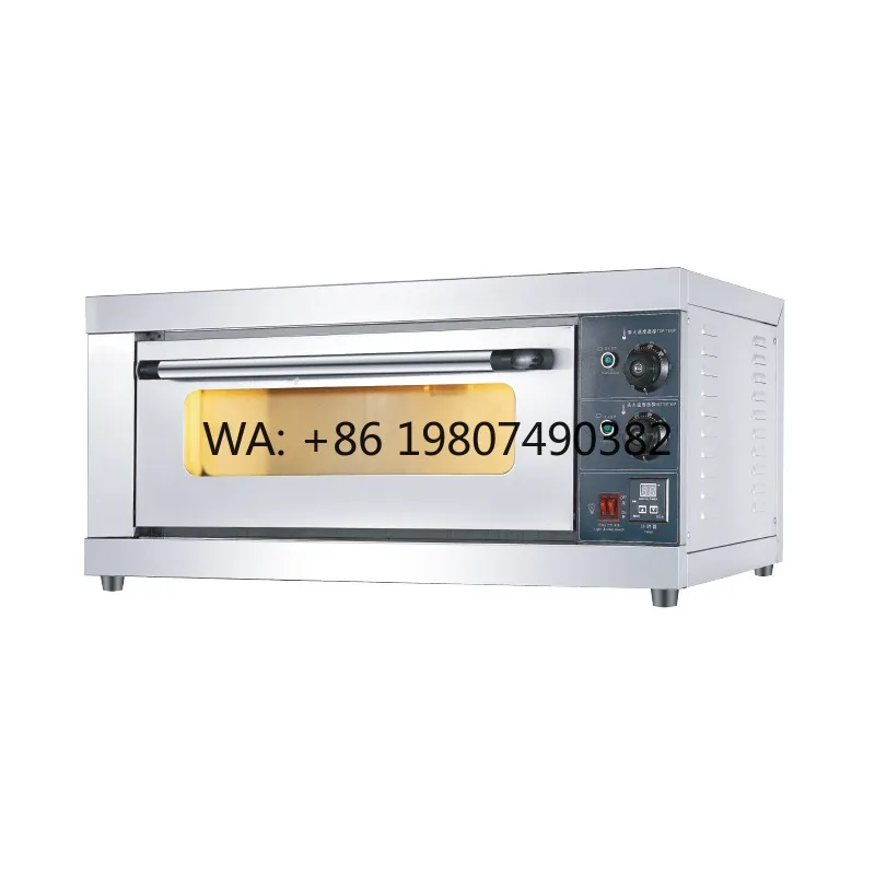 

2 Deck Gas & Electric Rotary Oven, 4 Tray Commercial Bakery Machine for Bread and Pastry Baking Processing
