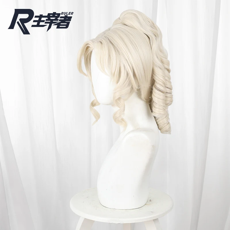 Game IdentityⅤJournalist Cosplay Wig Alice in Dreamland Outfit Alice Hair For Halloween Carnival Party Role Play Wig Prop