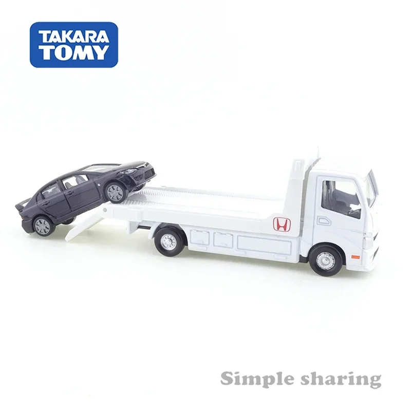 Takara Tomy Tomica Transporter Honda Civic Type R (FD2) Car Alloy Motor Vehicle Diecast Metal Model Kids Xmas Gift Toys for Boys