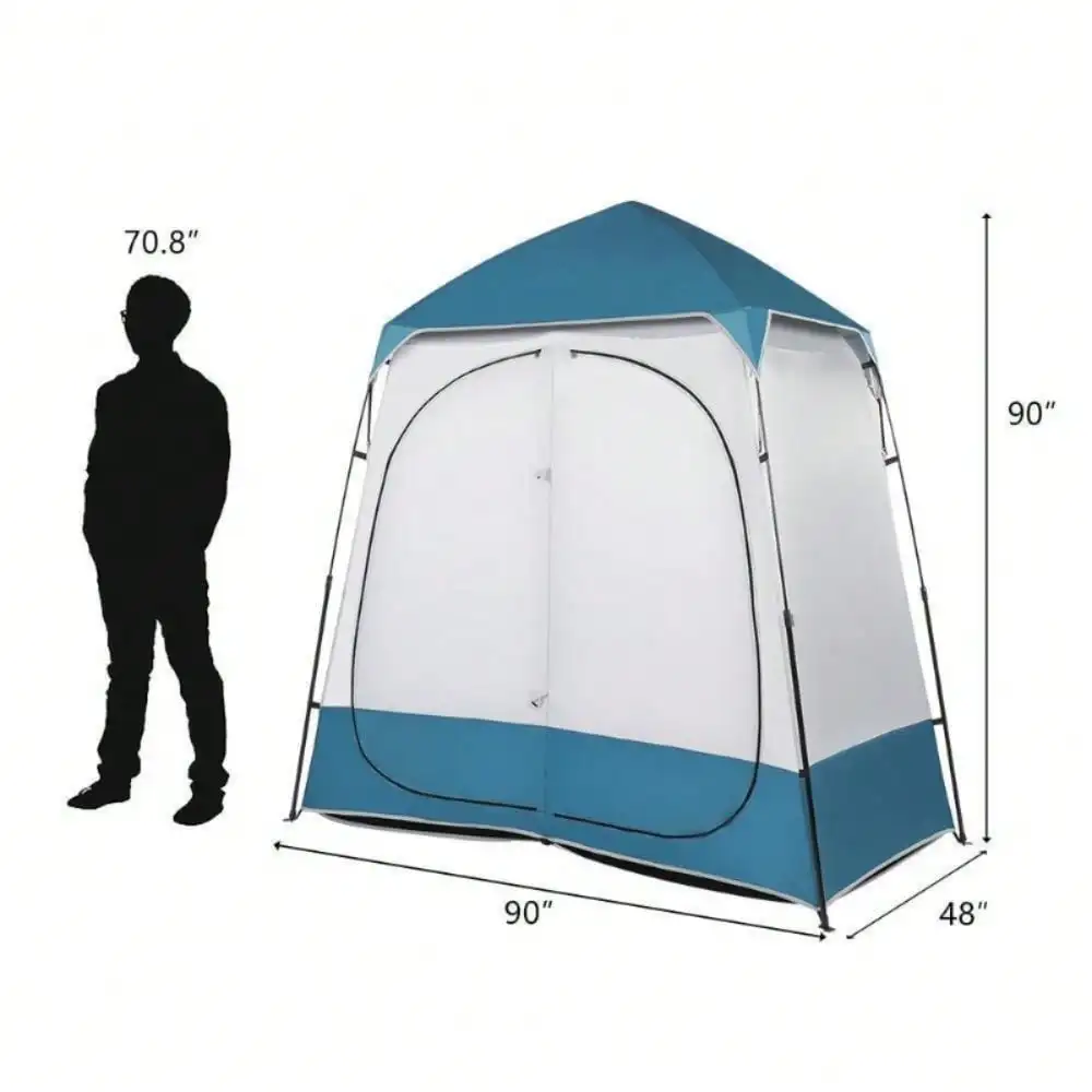 2 Person Pop Up Privacy Shower Tent Shelter Camping Toilet Changing Room