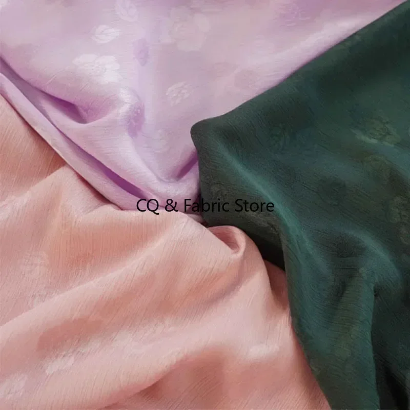 

Soft Jacquard Chiffon Tulle Fabric For Dress Spring And Summer Women's Clothing Sling Skirt Designer DIY Accessories