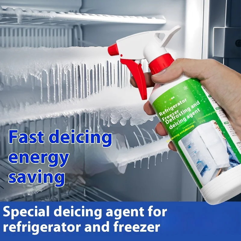 500ML Refrigerator Freezer Defrosting Agent Household Defrosting Anti-icing De Icing Snow Melting Removal Thawing Cleaning Agent