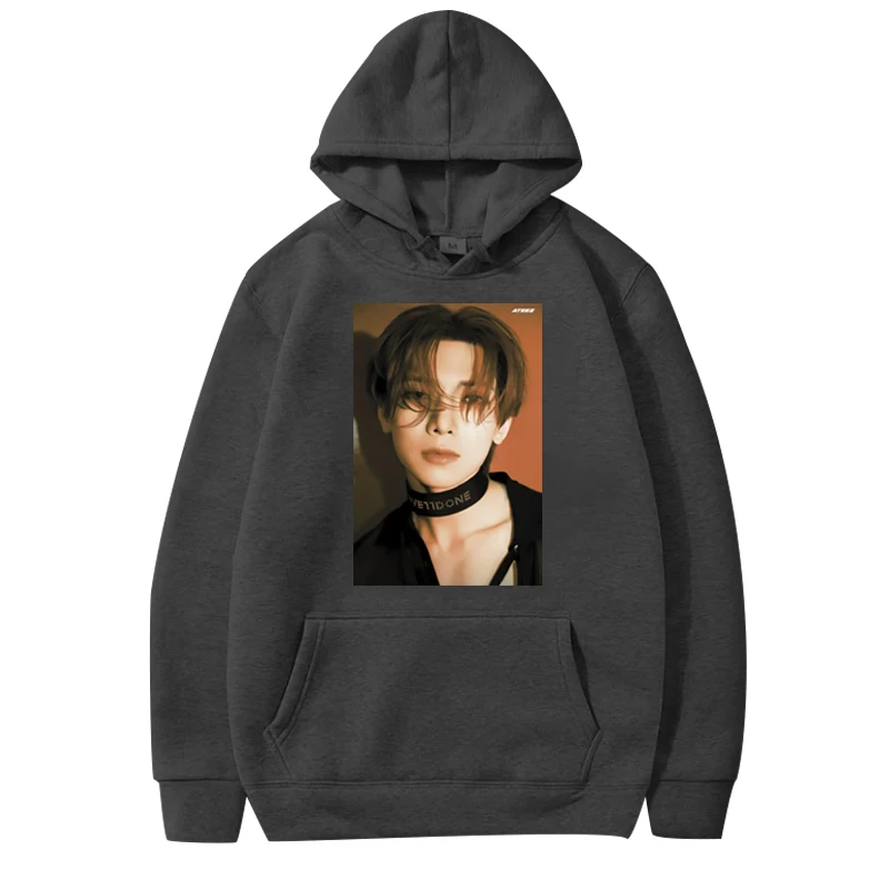 ATEEZ YEOSANG fashion classic graphic hoodie 2025 cool men ’s women vintage Long sleeve streetwear print oversized hoodie unisex